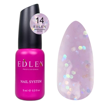 Гель Edlen Water Acrygel Glitter #14 9 мл