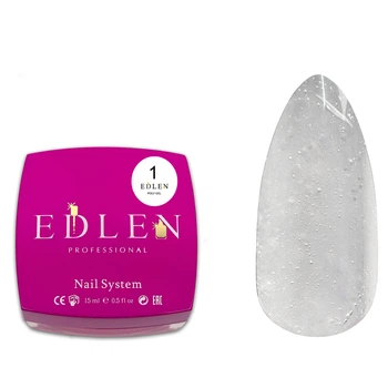 Полигель Edlen для наращивания Poly gel #01 15 мл