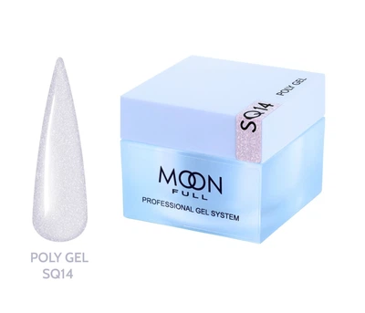 Полигель Moon Full для наращивания ногтей Poly Gel №SQ14 30 мл