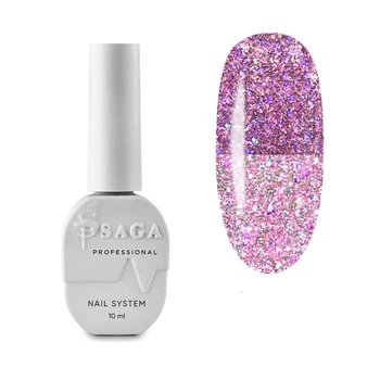 Гель-лак SAGA professional светоотражающий Fiery gel #16 10 мл