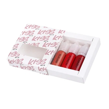 Набор пигментов для губ Nude Blush KISS MIX, 3 шт