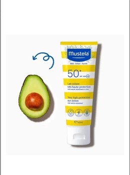 Солнцезащитный лосьон для детей с рождения и всей семьи Mustela Bebe Sun Lotion SPF 50+ 40 мл