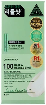 Serum-booster do twarzy VT Cosmetics Reti-a Reedle Shot 100 z mikronakłuciami i retinolem 10 ampułek x 2 ml (8803463007249)