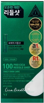 Serum-booster do twarzy  VT Cosmetics Pro Cica Reedle Shot 100 do odbudowy bariery ochronnej 10 ampułek x 2 ml (8803463007324)