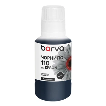 Чорнило Barva Epson 110 BK 120 мл, OneKey, pigmented (E110-725e)