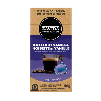 Zavida Nespresso® Hazelnut Vanilla - Капсули Nespresso® Фундук Ваніль
