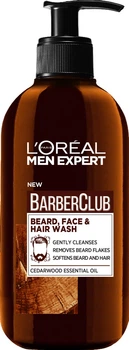 Шампунь L'Oreal Paris Men Expert Barber Club для волосся, бороди та обличчя 200 мл (3600523526130)