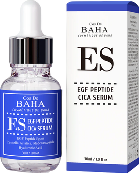 Serum z kwasem hialuronowym Cos De Baha EGF Peptide Cica ES z centellą kojące i regenerujące 30 ml (8809240319185)
