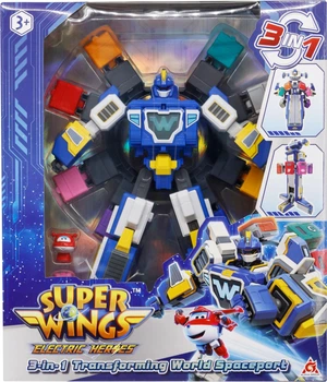 Ігровий набір Super Wings Transforming Всесвітній космодром 3в1 (YW780288)