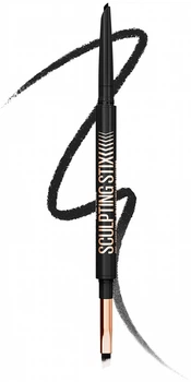 Автоматический карандаш 2-в-1 с кисточкой для век Maybelline New York Sculpting Stix Black blur 0.7 г (3600531718404)