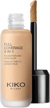 Тональний флюїд Kiko Milano Full Coverage 2 в 1 WB55 Warm Beige 25 мл (8059385021164)