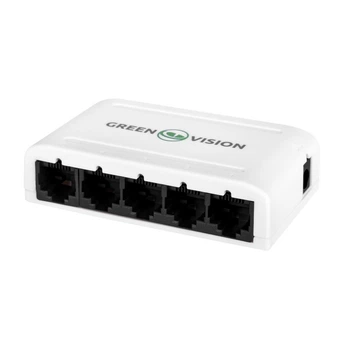 Коммутатор сетевой GreenVision-001-H-05P