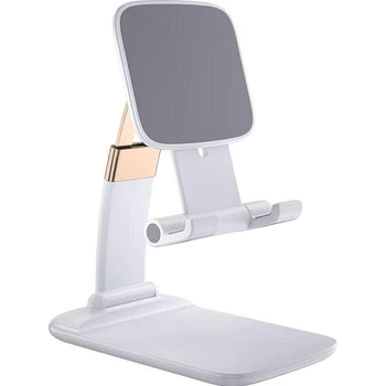 Подставка для телефона/планшета ESSAGER Knight Foldable Desk Mobile Phone Holder Alloy Stand White (EZJZM-QS02)
