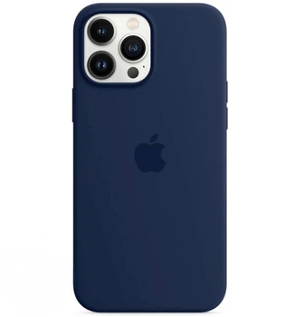 Чехол для iPhone 13 Pro силиконовый Soft-touch Silicone Case Full Size (AA) Deep Navy