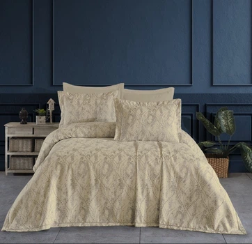 Покрывало с наволочками Gardines 240 x 260 см- Lulu Beige