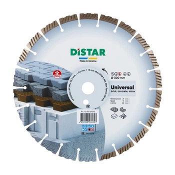 Круг алмазний вiдрiзний Distar 1A1RSS 300 Universal (300x25,4) (10170429042)