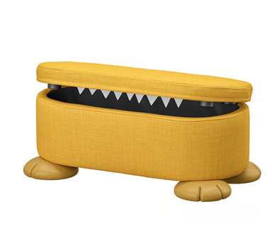 Пуф з місцем для зберігання жовтий Ikea GREJSIMOJS 106.031.80