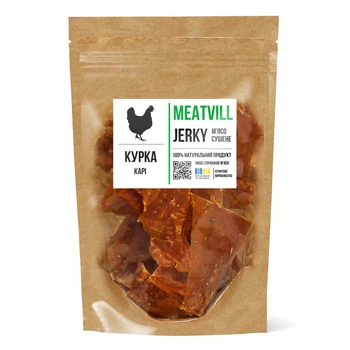 Джерки Meatvill курица кари крафт 100г