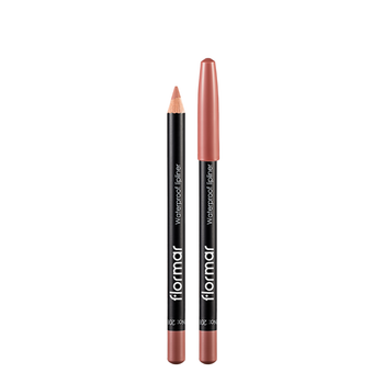Карандаш для губ Flormar Waterpoof Lipliner водостойкий № 201 Natural Nude Нюдовый