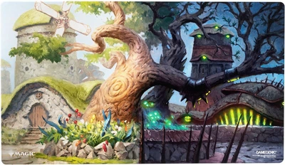 Ігровий килимок Gamegenic Magic the Gathering - Lorwyn Eclipsed - Shiny Playmat - Temple Garden (4251715423004)