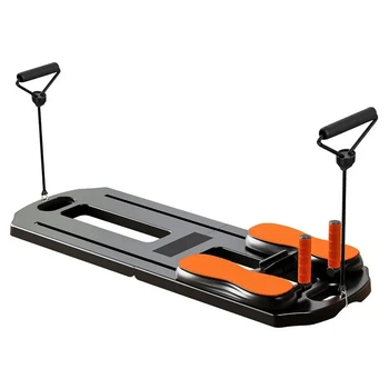 Складной тренажер для пилатеса RIAS Multifunctional Fitness Board с автоматическим отскоком Black (3_07879)
