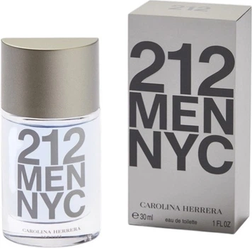 Туалетна вода для чоловіків Carolina Herrera 212 Men 30 мл (8411061853115)