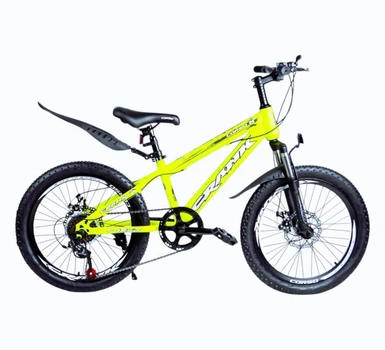 Детский спортивный велосипед 20 дюймов Corso Crank (Салатовый)