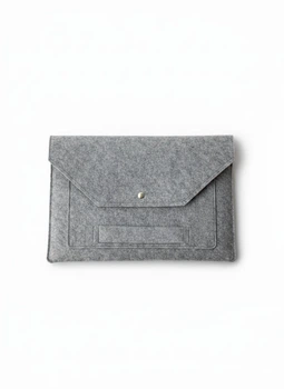Чохол для ноутбука GUDZYK 13"- 13,6" Світло-сірий / для Macbook, HP, Lenovo та ін.