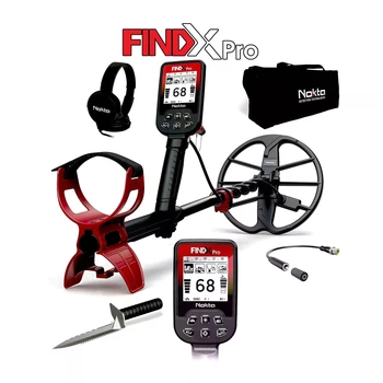Металошукач NOKTA FINDX PRO + Подарунки: сумка, навушники, ніж для копа. Захист IP68