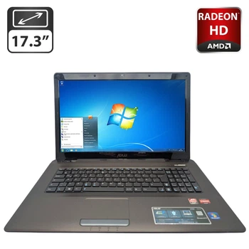 Ноутбук Asus X72D / 17.3" (1600x900) TN / AMD Phenom II X3 N830 (3 ядра по 2.1 GHz) / 8 GB DDR3 / 320 GB HDD / AMD Radeon HD 5470, 1 GB GDDR3, 64-bit / WebCam / DVD-ROM б/у