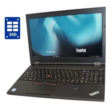 Ноутбук Б-класс Lenovo ThinkPad L570 / 15.6" (1366x768) TN / Intel Core i3-7100U (2 (4) ядра по 2.4 GHz) / 8 GB DDR3 / 180 GB SSD / Intel HD Graphics 620 / WebCam / DVD-ROM / Win 10 Pro б/в
