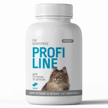 Вітамінний комплекс PROFILINE для котів ГАГ для суглобів та зв'язок 180 табл