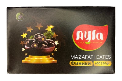 Финики Maзафати Ayla без сахара в коробке 600 г (TS0612)
