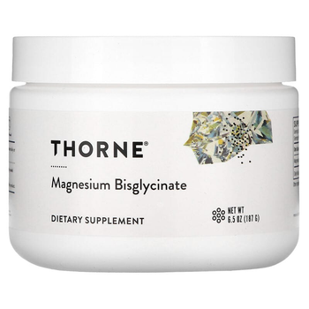 Бисглицинат магния Thorne Research "Magnesium Bisglycinate" в порошке, 200 мг (187 г)
