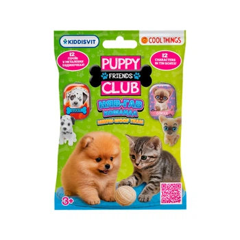 Фигурка-сюрприз "Мяу-гав команда" PC062, 1х1х2 см, серия "Puppy Club"