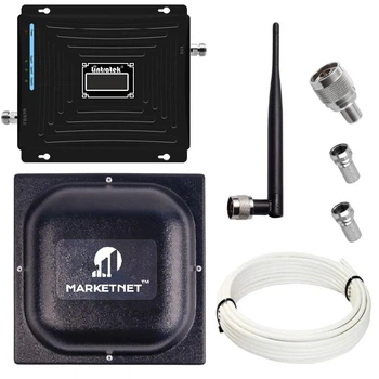 Репитер усилитель мобильной связи и интернета Lintratek KW19L-GDW GSM 3G 4G 900 1800 2100 МГц (17/I дБи)