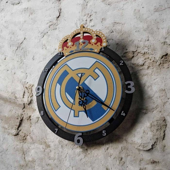 Часы настенные сувенирные FC Real Madrid для фанов