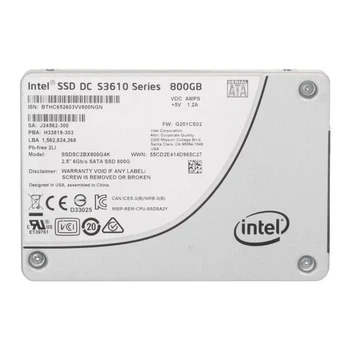 Диск SSD SATA Intel 800Gb S3610 (SSDSC2BX800G4K) - Б/У