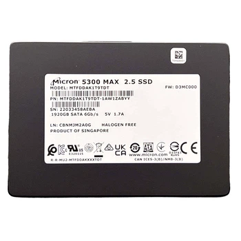 Накопитель SSD Micron 1.92tb 5300 MAX SATA (MTFDDAK1T9TDT) - Б/У