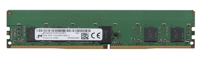 Оперативная память Micron 8Gb DDR4-2400 PC4-19200 1Rx8 (MTA9ASF1G72PZ-2G3B1II) RDIMM ECC Registered - Б/У