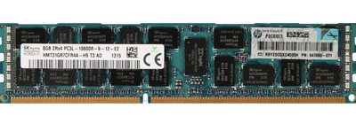 Оперативная память Hynix 8Gb DDR3-1333 PC3L-10600 2Rx4 (HMT31GR7CFR4A-H9) RDIMM ECC Registered - Б/У