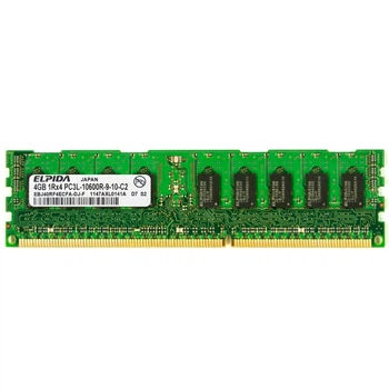 Оперативная память Elpida 4Gb DDR3-1333 PC3L-10600 1Rx4 (EBJ40RF4ECFA-DJ-F) RDIMM ECC Registered - Б/У