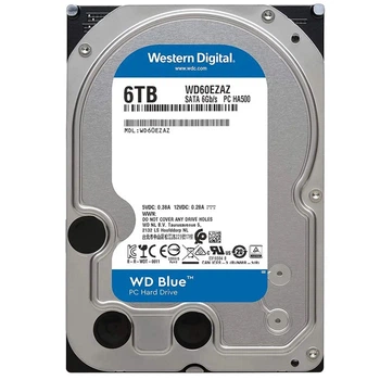 Жесткий диск Western Digital Blue 6Tb 5400об/мин SATA 3 (WD60EZAZ) - Б/У