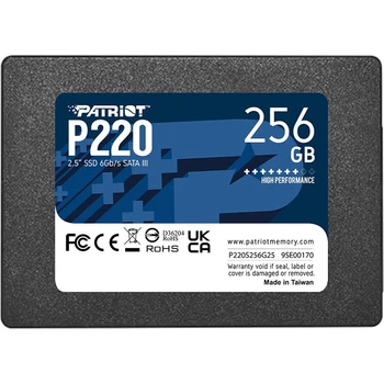 Накопитель Patriot P220 256GB SATA 2.5" (P220S256G25)