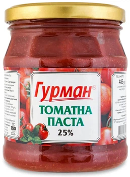 Томатна паста Гурман 465г