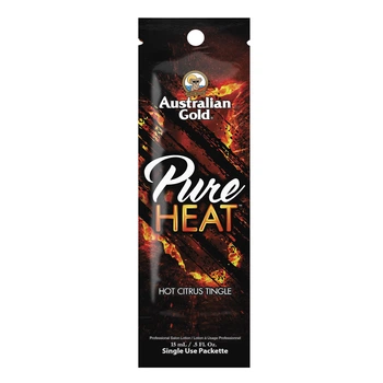 Лосьон для солярия Australian Gold Pure Heat с бронзантами и тинглом