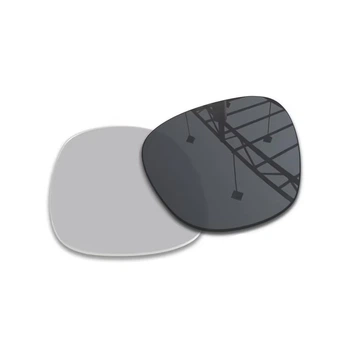 Змінні лінзи для розумних окулярів Ray-Ban Meta Wayfarer RW4006 50мм фотохромні, сірий у темно-сірий