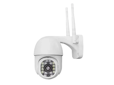 Уличная поворотная видеокамера для наблюдения WIFI IP 3,6 Мп JT-8175QP с двумя антеннами и микрофоном