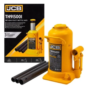 Домкрат бутылочный (228-508 мм) 15т JCB Tools JCB-TH915001