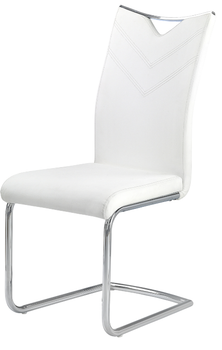 Krzesło do kuchni i salonu Halmar V-CH-K/224-KR-BIAŁY Białe (5905248117389)